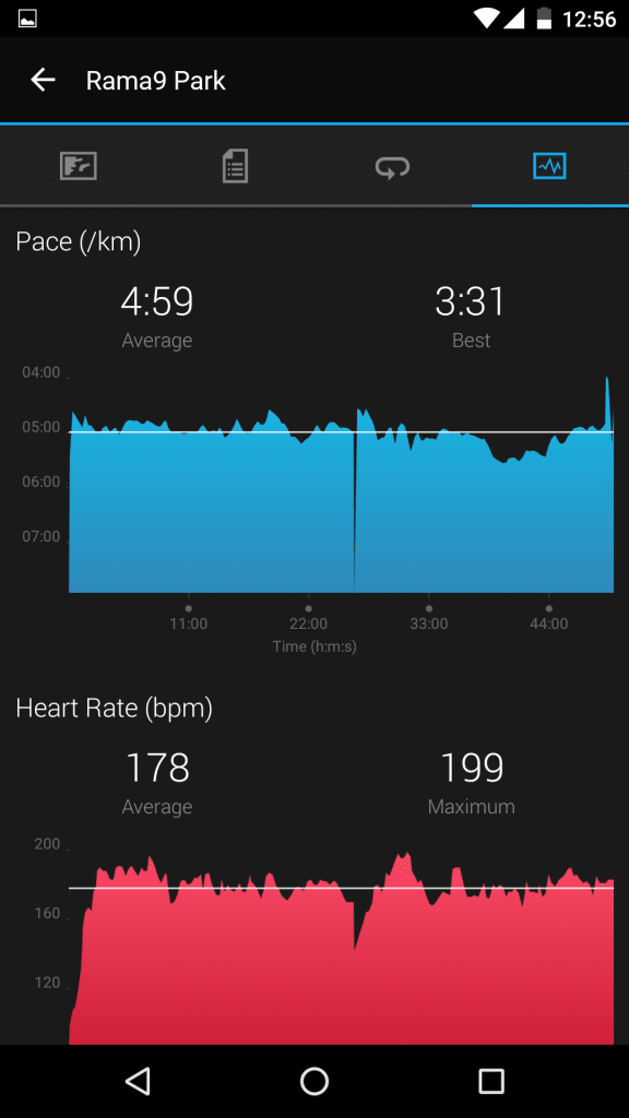 Garmin Connect Graph